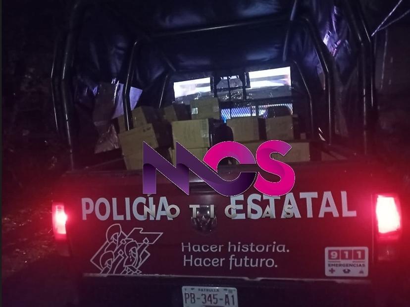 Sorprenden a policías de Puebla y Veracruz al vaciar tráiler en Esperanza