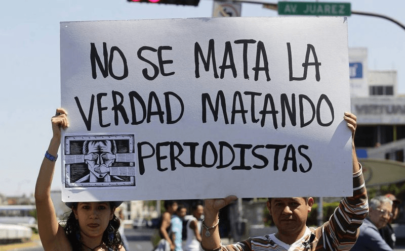 México segundo lugar a nivel mundial en asesinato de periodistas en este 2021