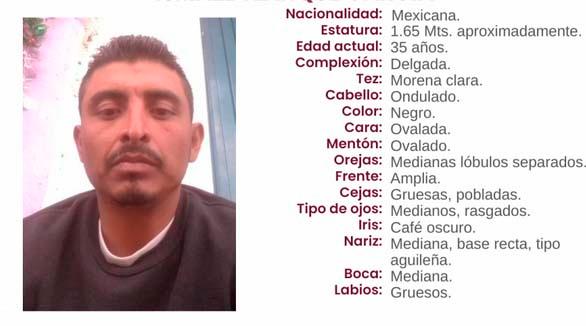 Ismael de 35 años desapreció en calles de Huejotzingo