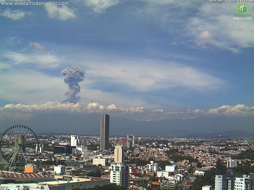 Protección Civil lista ante contingencia del Popocatépetl
