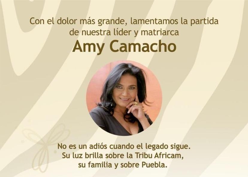 Ceremonia de despedida a Amy Camacho