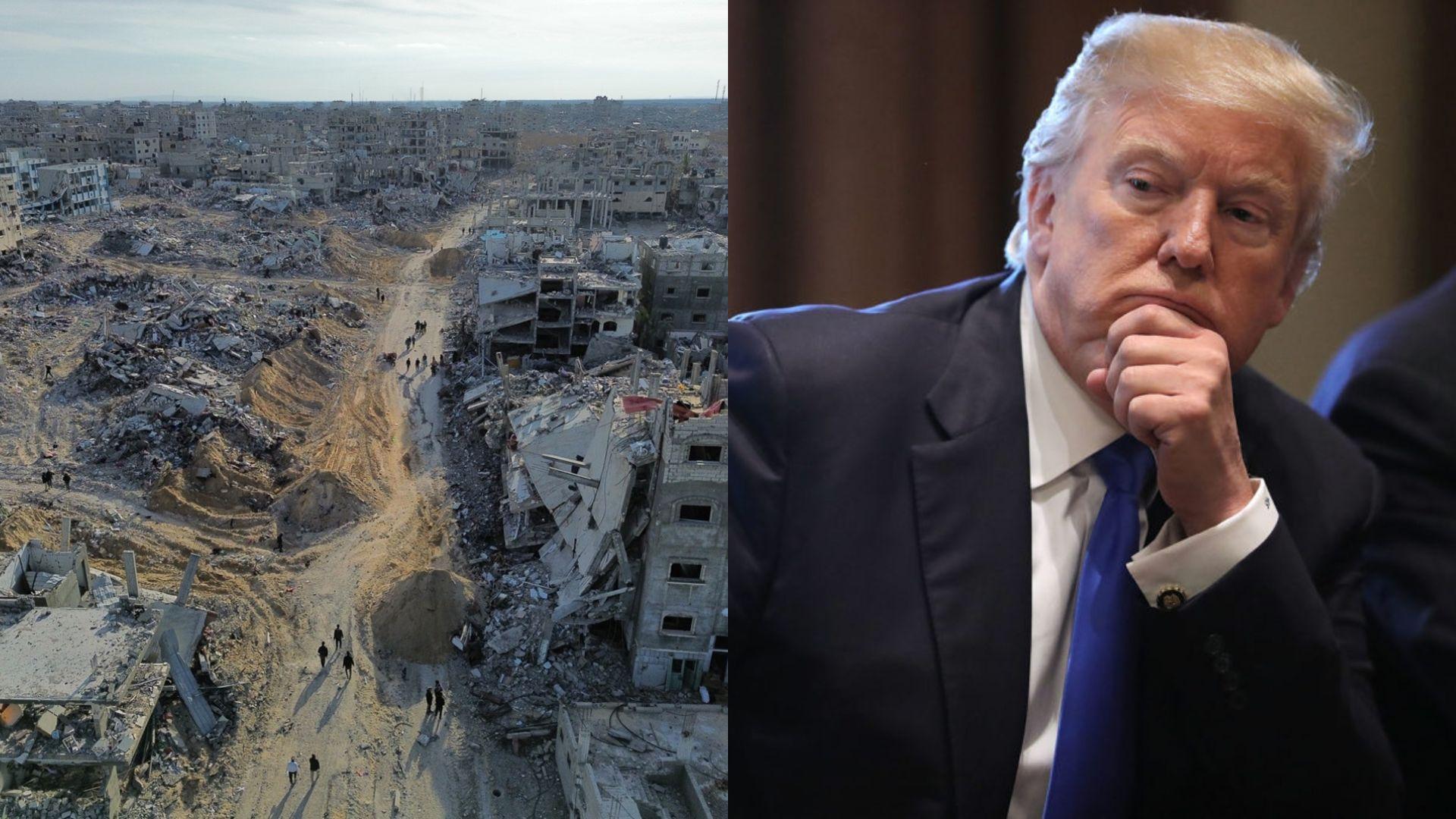 Trump asegura que pronto terminará con el conflicto en Gaza