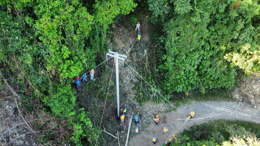 Se restableció suministro eléctrico al 100% de los usuarios de la región oriente de México afectados por las lluvias.