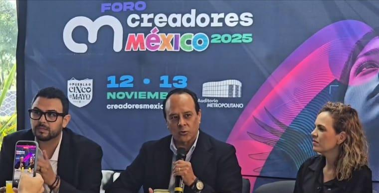 La ciudad de Puebla será sede nacional del Foro Creadores México 2025.