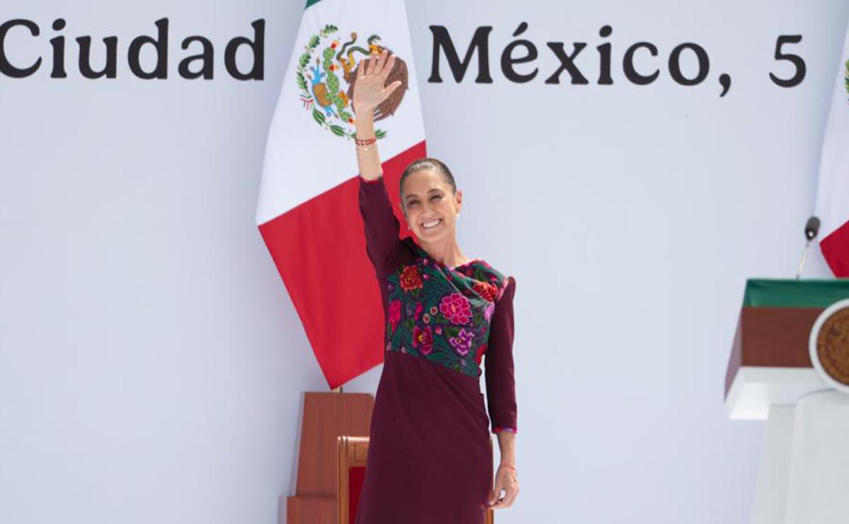 Más de 400 mil personas en el zócalo de la Ciudad de México acompañan a la presidenta Claudia Sheinbaum Pardo con motivo de su primer informe "La Transformación Avanza".