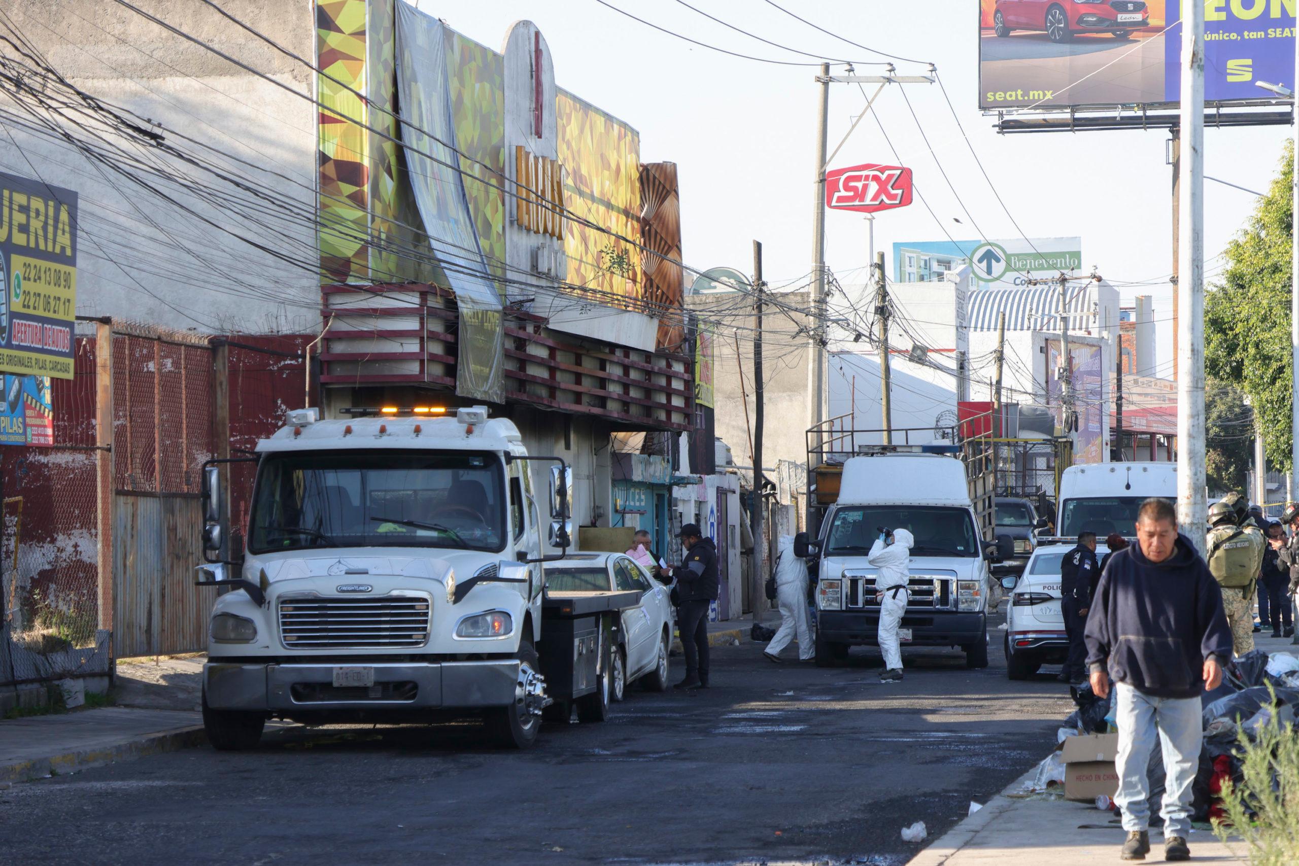 Asciende a seis los muertos por ataque armado al centro nocturno de Lacoss, en Puebla.