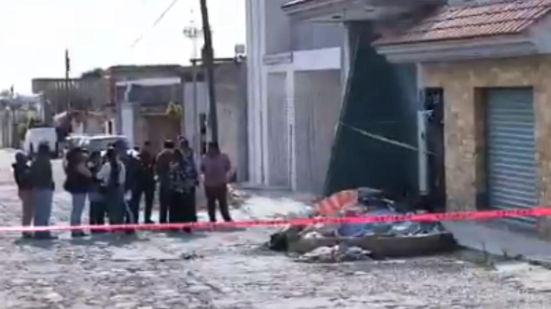 Registran explosión en La Resurrección por acumulación de gas; hay 2 heridos