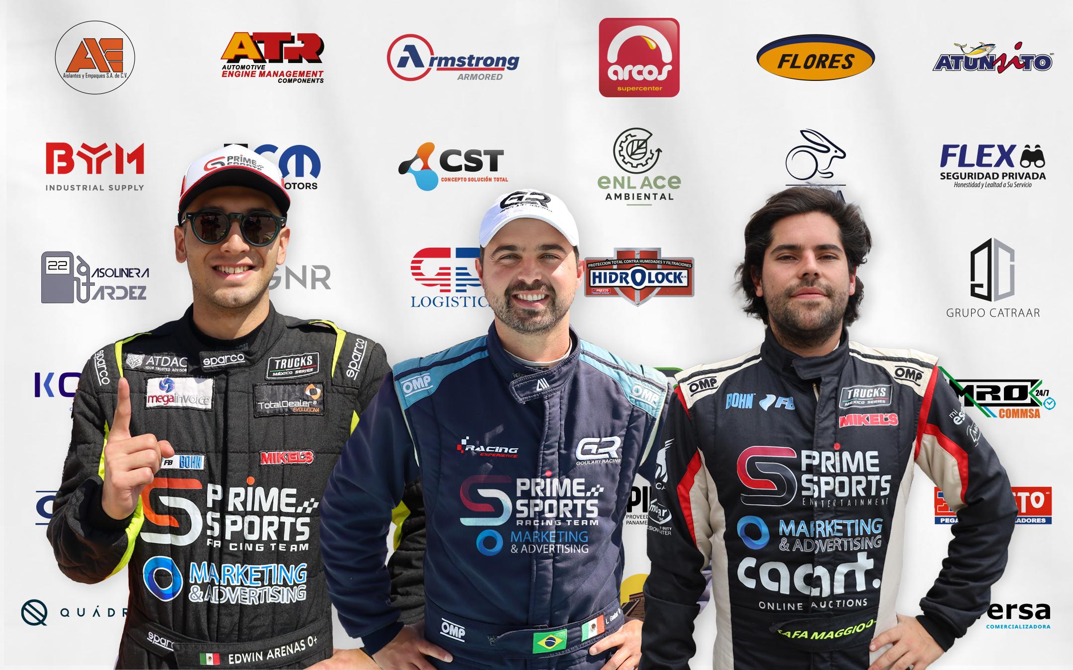 Van Maggio, Goulart y Arenas a Puebla por el mejor cierre del año a Trucks México Series.
