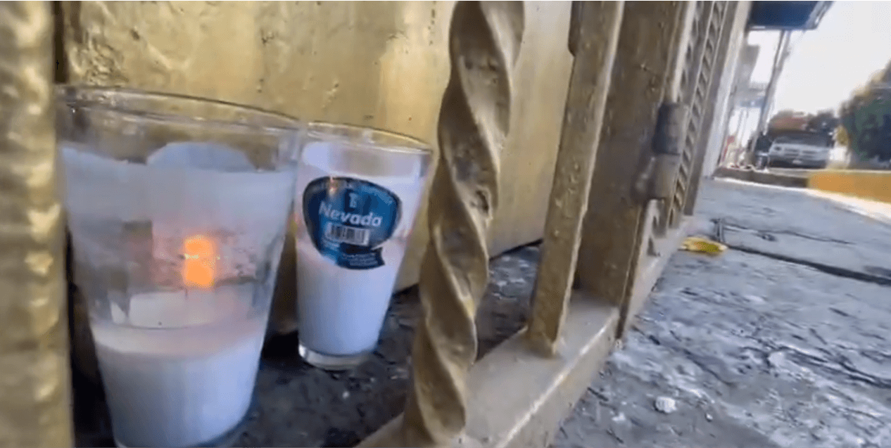 Bar Lacoss a un día del ataque e incendio provocado.