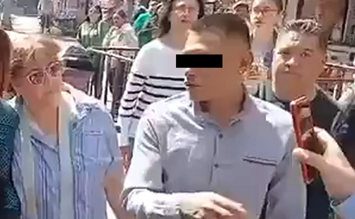 Es detenido Uriel Rivera, hombre que acosó a Claudia Sheinbaum.