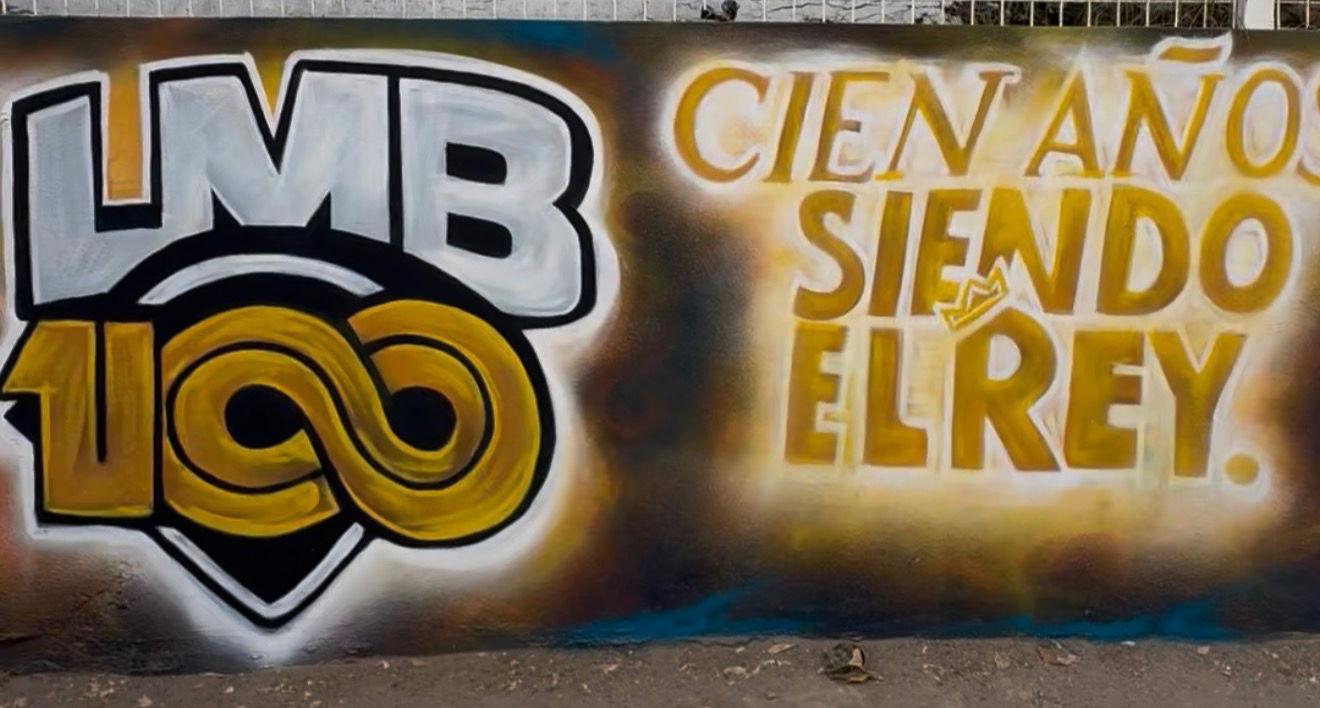 100 años de la LMB plasmados en el Nido Verde, casa de los Pericos de Puebla.