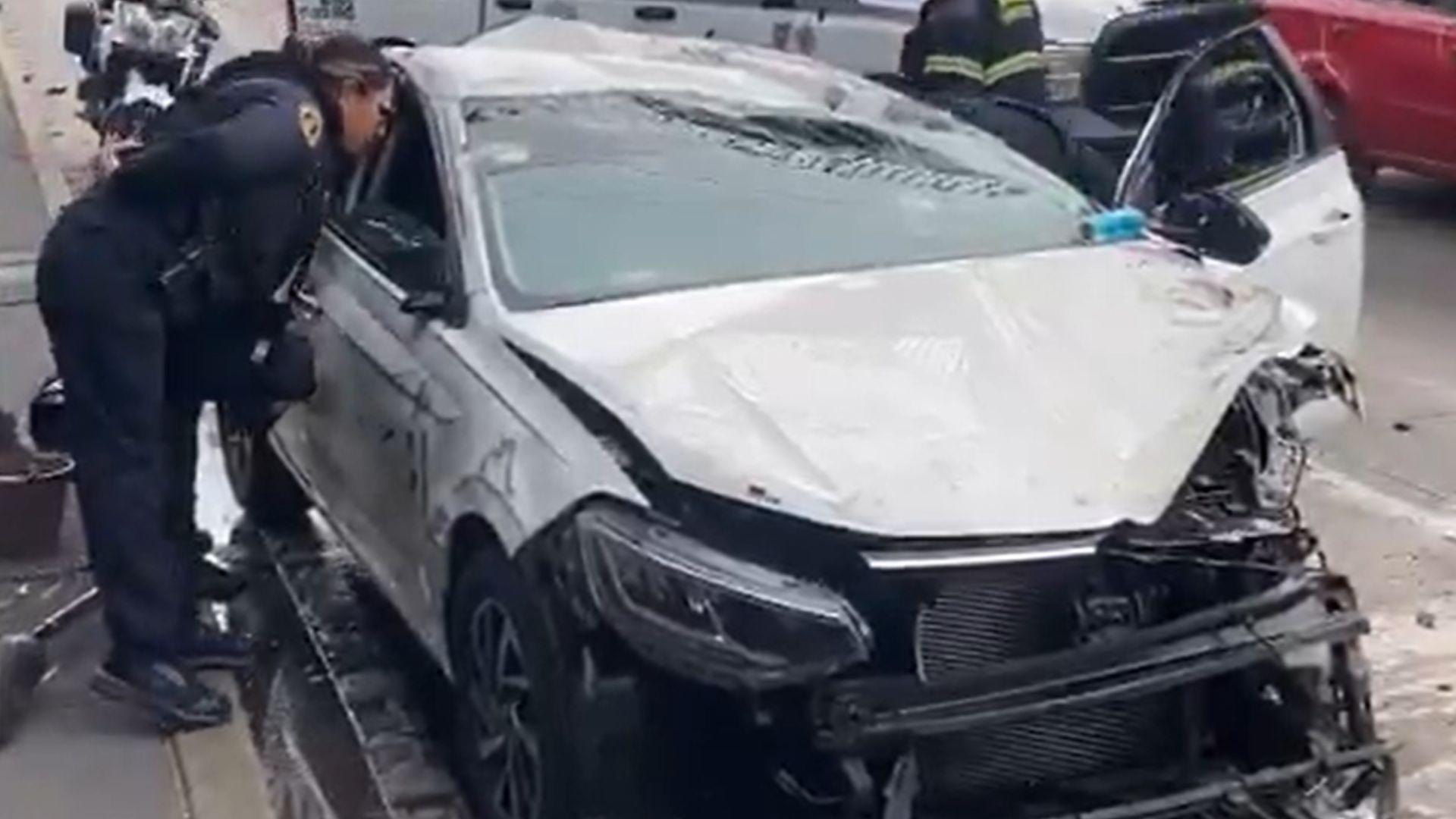 Registraron un grave accidente vial en alcaldía Gustavo A. Madero de CDMX