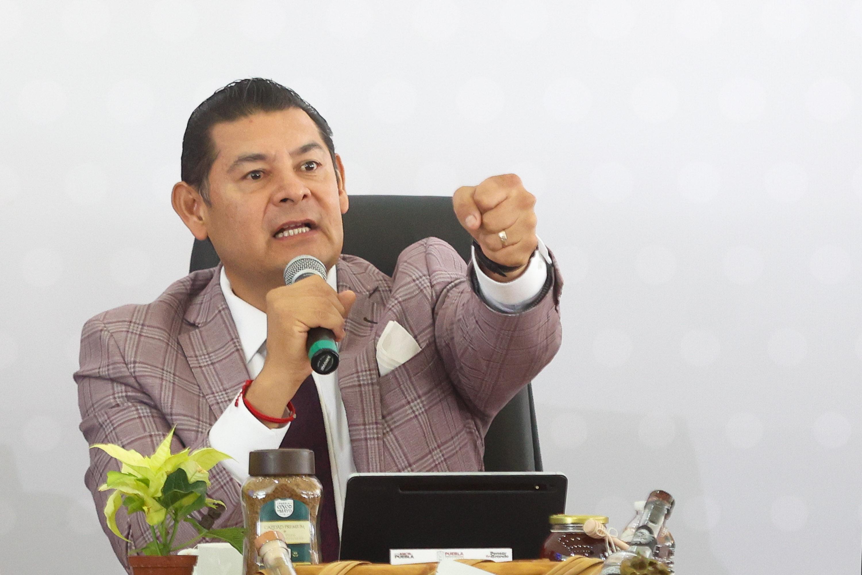 Alejandro Armenta, gobernador del estado de Puebla.