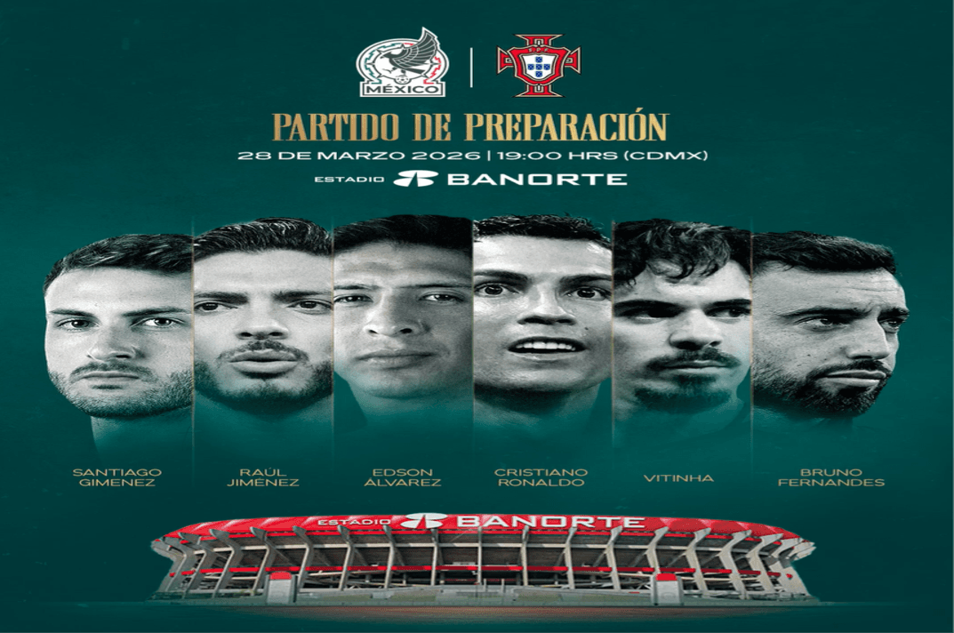 México enfrentará a Portugal en el estadio Banorte el 28 de marzo del 2026.