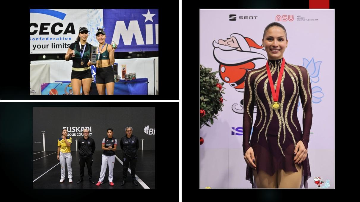 Los atletas mexicanos tuvieron una brillante actuación en las competencias en el extranjero en el cierre de año.