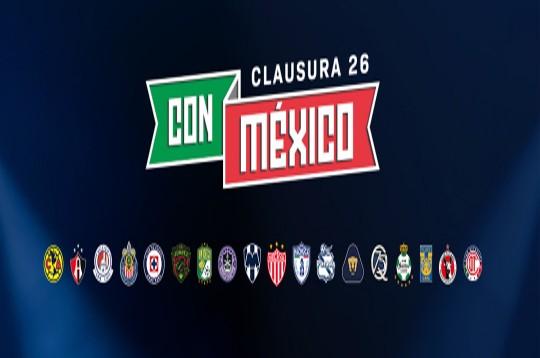 El torneo lleva el nombre de Clausura 2026 Con México.