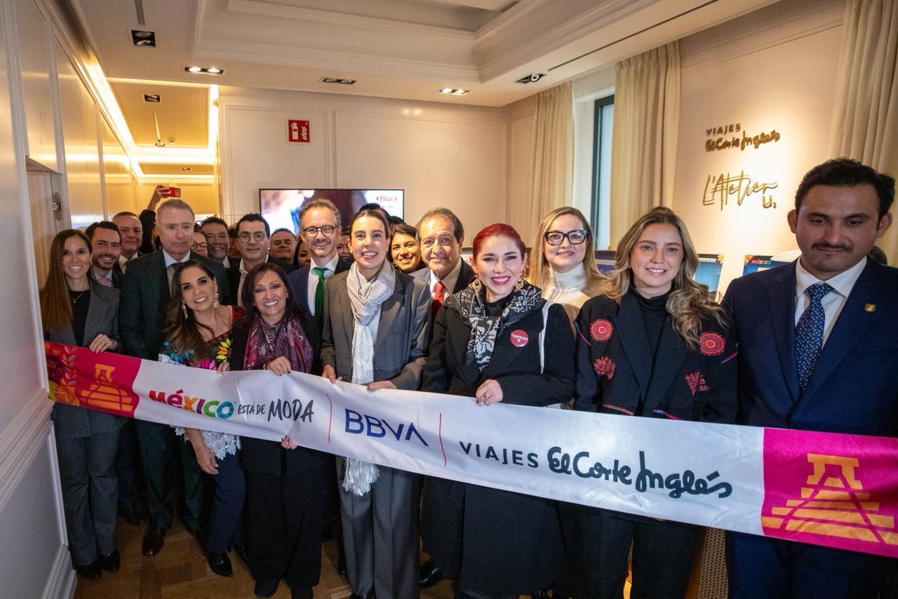La secretaria de Turismo del Gobierno de México, Josefina Rodríguez Zamora, encabezó en Madrid la inauguración de Ventana a México.