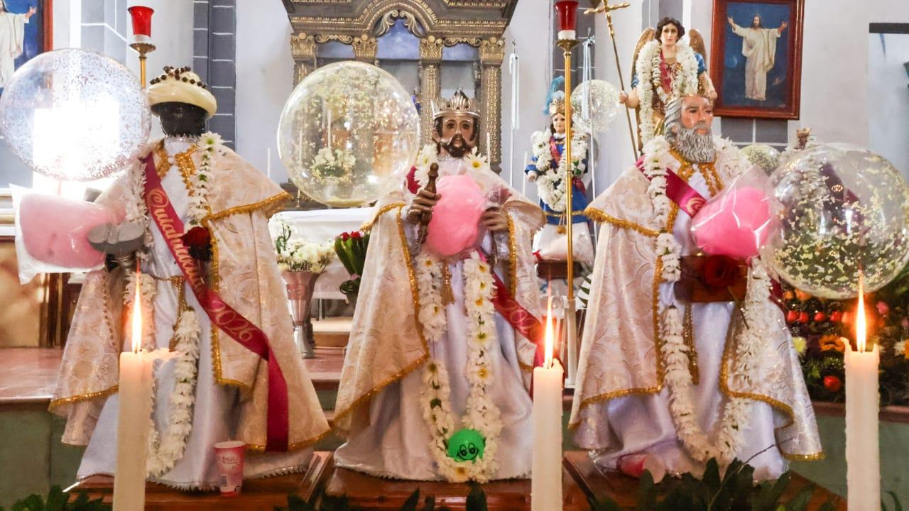 Iglesia de Reyes Quiahuixtlán, fe y devoción a Melchor, Gaspar y Baltasar.