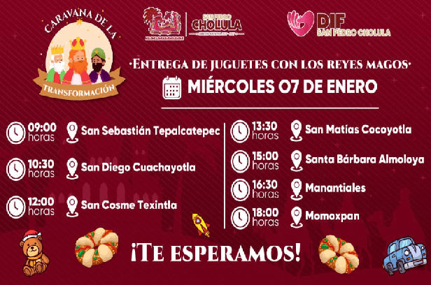 entrega de juguetes