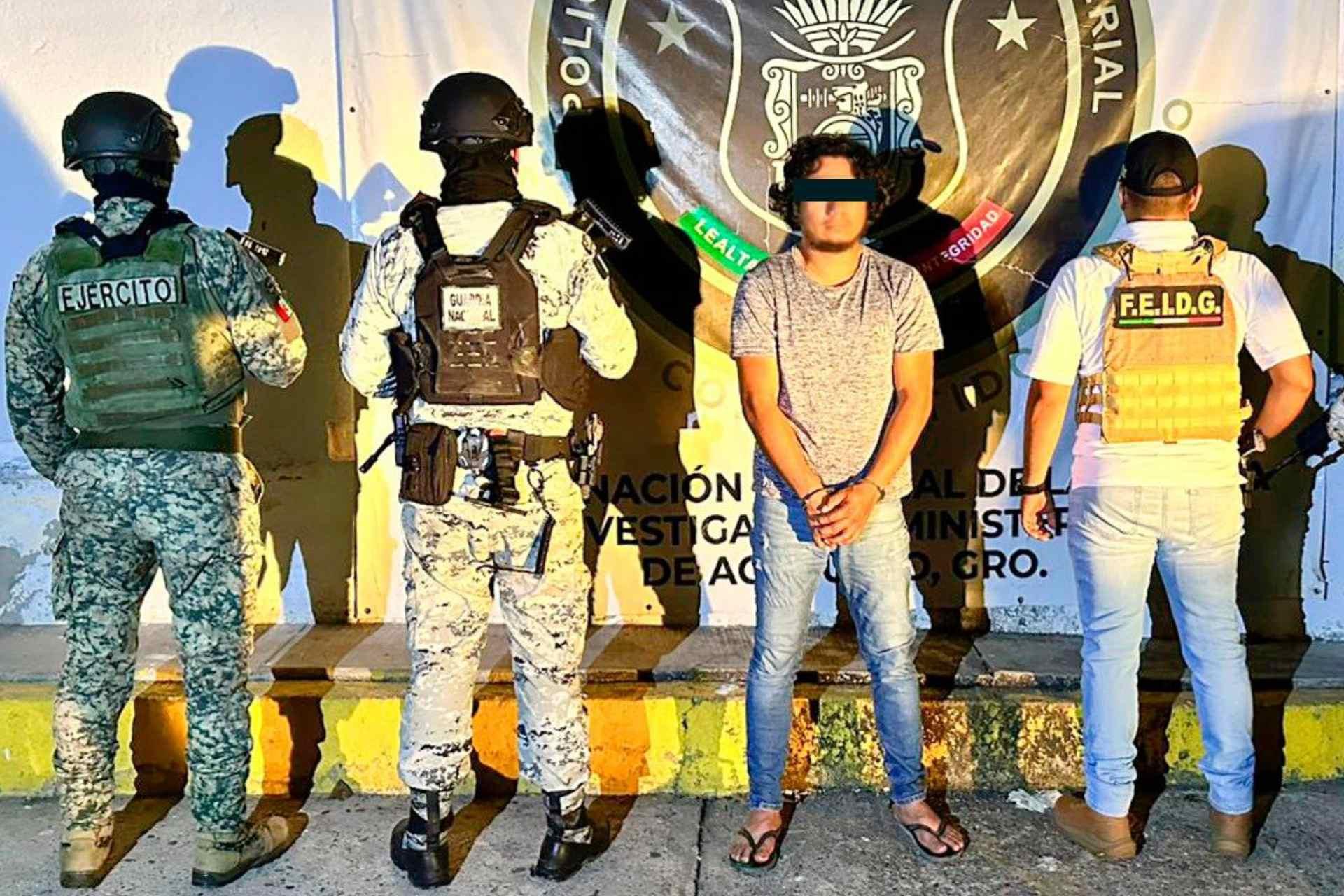 FGE Guerrero cumplimentó en Puebla orden de aprehensión de objetivo prioritario generador de violencia en Acapulco.