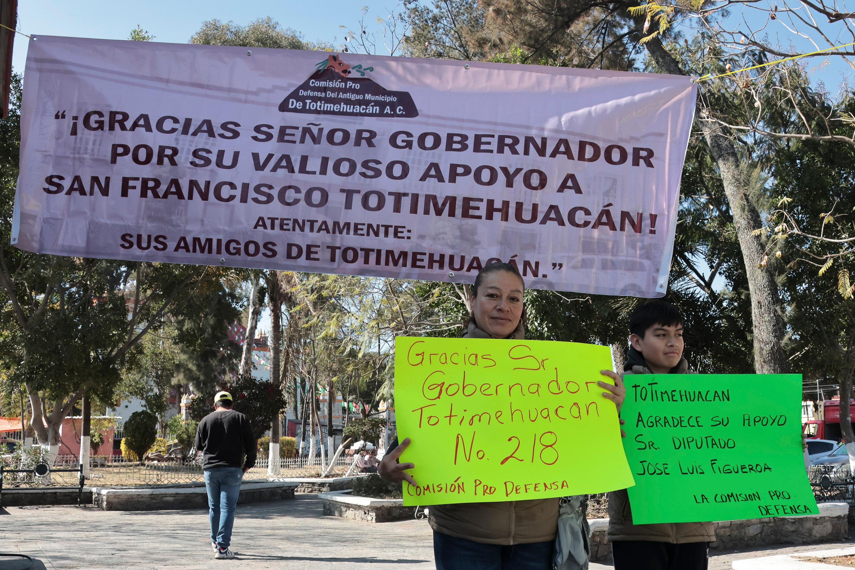 Totimehuacán junta 70 mil firmas para convertirse en el municipios 218 en el estado de Puebla.