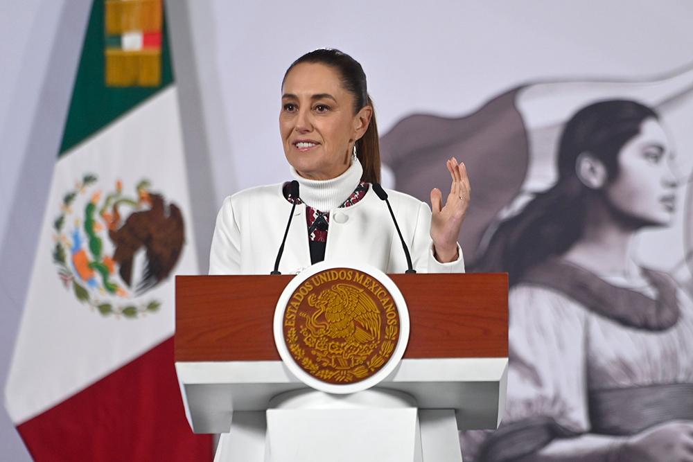 Claudia Sheinbaum Pardo, presidenta de México.