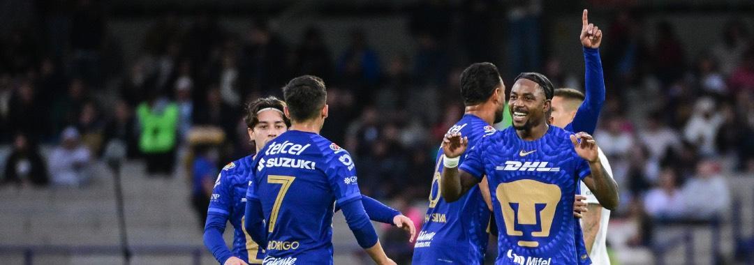 Pumas se impuso por marcador de 2-0 a Monterrey.