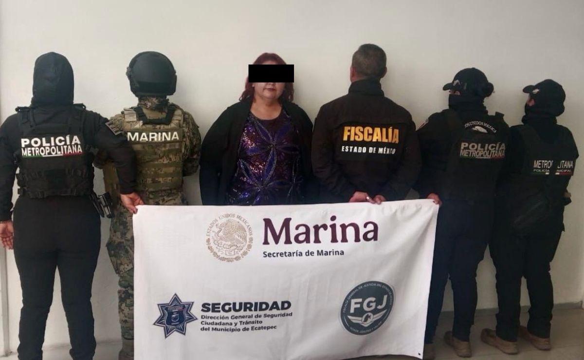 En el Edomex detienen a Iris N., objetivo prioritario por extorsión y cobro de piso.
