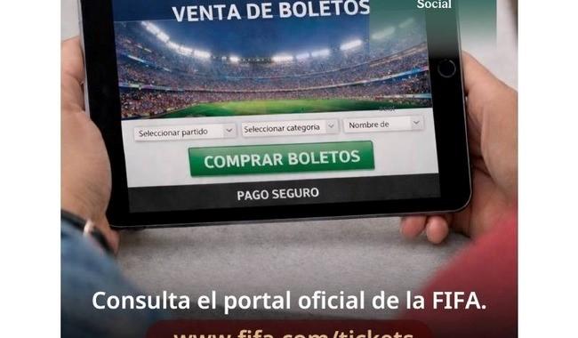 No caigas en estafas por compra de boletos para el Mundial de Futbol.