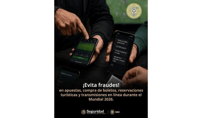 Evita riesgos por apuestas fraudulentas durante la Copa Mundial Futbol 2026.