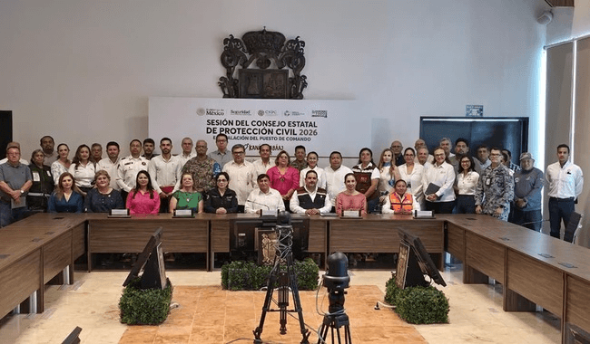 Por temporada de lluvias y ciclones tropicales instalan puesto de comando en Campeche.