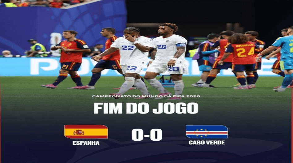 Sin mucha Furia, España debuta con empate ante Cabo Verde.