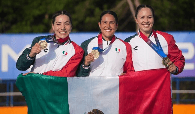 México conquista dos oros y dos platas en ciclismo de pista en JCC.