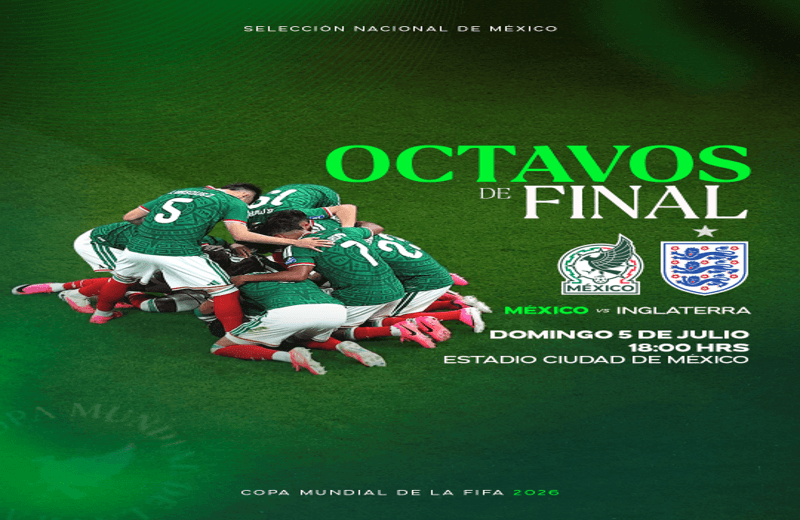 Dice mamá que siempre no, el México vs Inglaterra se queda a las 18:00 horas.