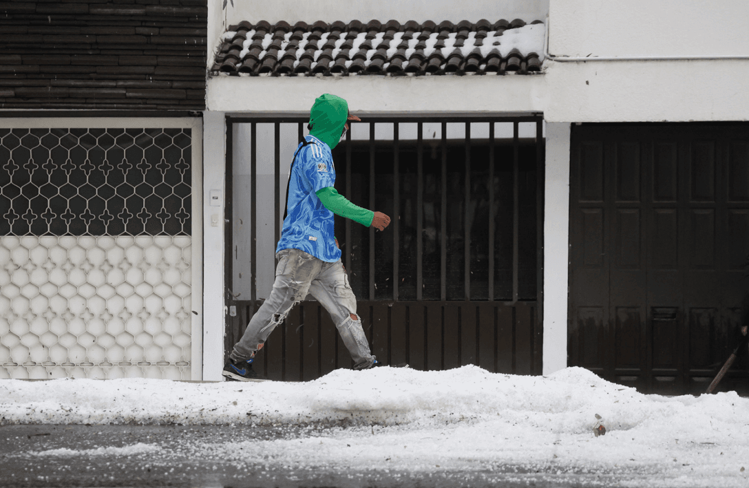 Activan Alerta Amarilla por posible caída de granizo en la CDMX.