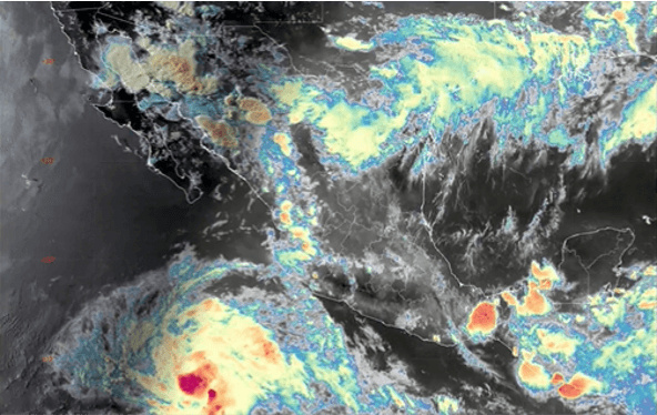 Surge la tormenta tropical Elida, a partir de la depresión tropical Cinco-E.