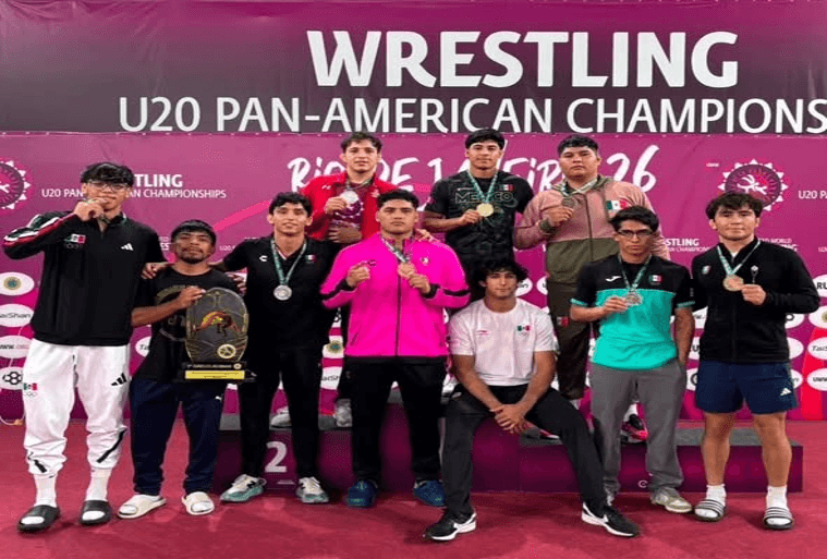 México con altos honores en Brasil en Luchas U20.
