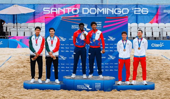 Plata y bronce para México en voleibol de playa.