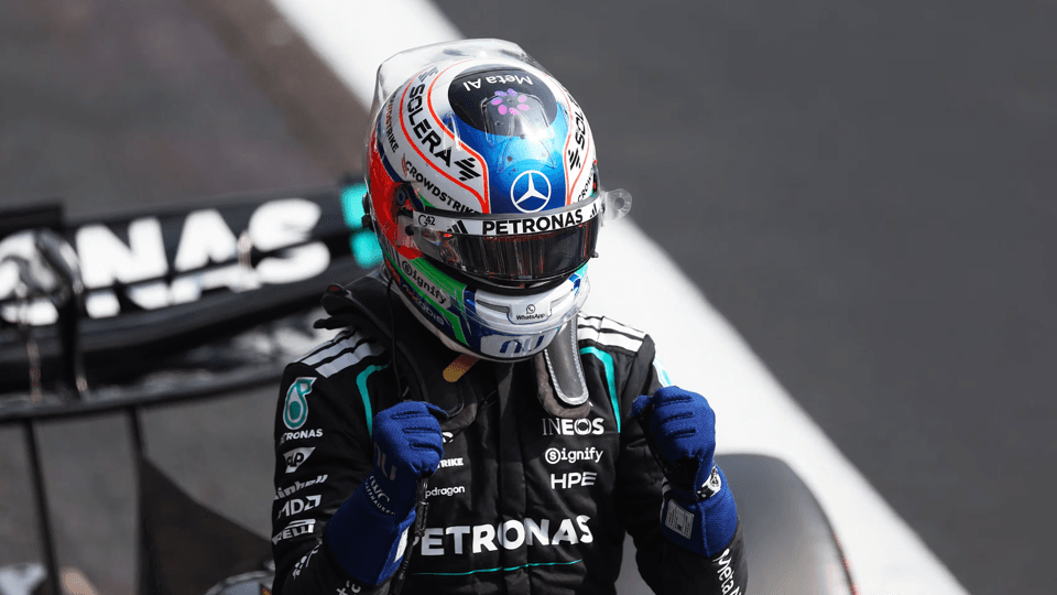 Antonelli se queda con la pole en el GP de Bélgica.