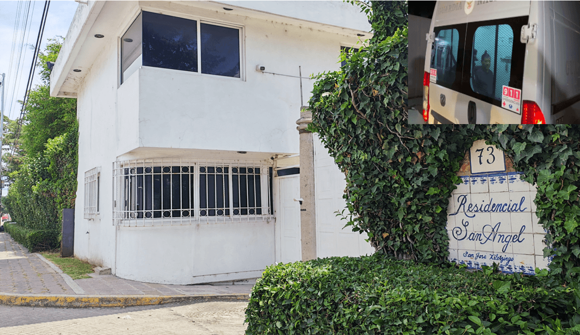 En calma Residencial San Ángel en Xilotzingo, vivienda del exgobernador, Mario Marín.