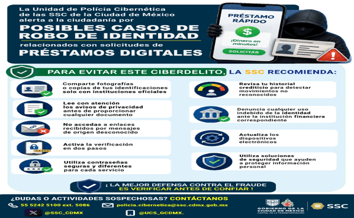 Cuidado, no caigas en engaños al solicitar préstamos digitales.