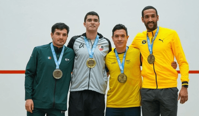 Mexicano, Leonel Cárdenas, subcampeón Panamericano de Squash.