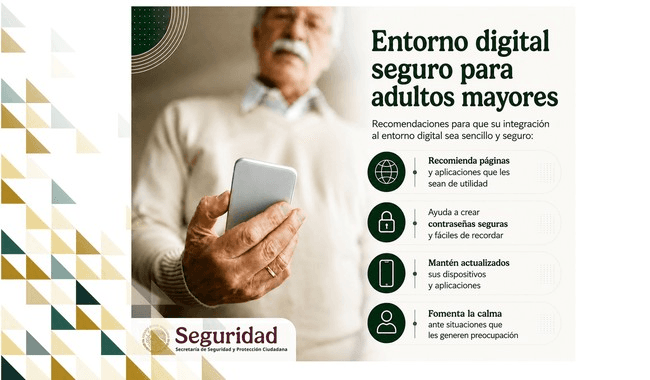 Recomendaciones para promover el uso seguro de las tecnologías digitales en adultos mayores.