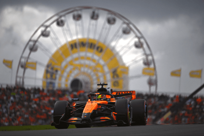 Lando Norris arrebata pole a Russell en Gran Premio de los Países Bajos.