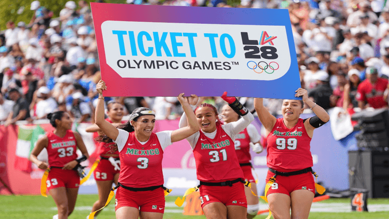 Histórica clasificación a Juegos Olímpicos de México Femenil de Flag Football.