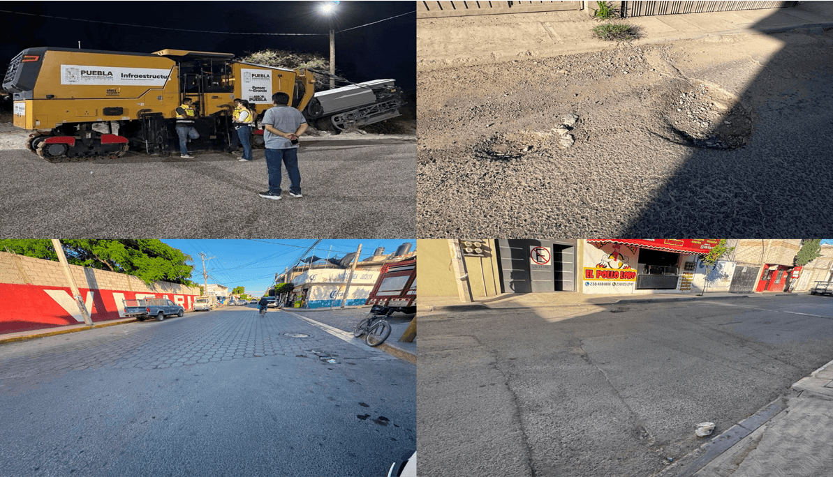 Inicia Gobierno de Puebla pavimentación de la Avenida Ramón Caballero en Tehuacán.