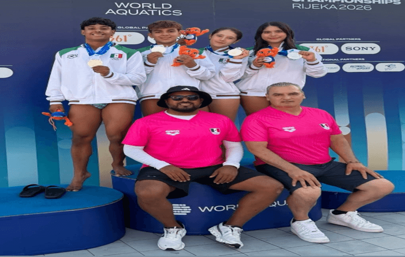 México suma su quinta medalla en Mundial Juvenil de Clavados.