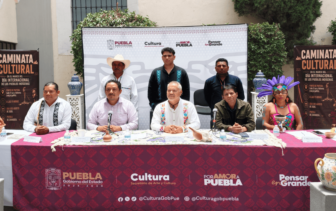 Caminata Cultural busca visibilizar las lenguas de pueblos originarios en Puebla.