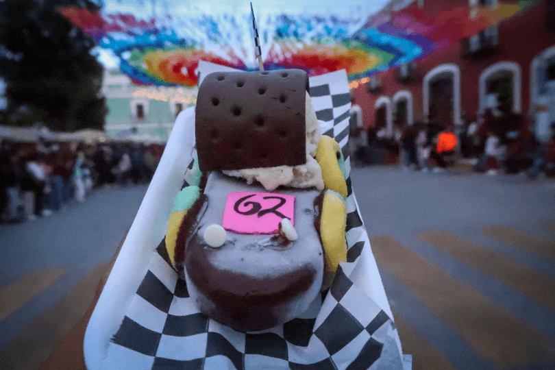 Llega la Paleta Carcacha a la Feria de Huamantla.