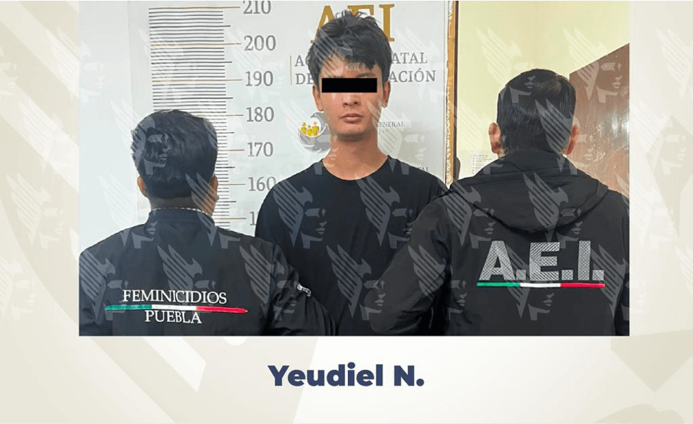 Aprehende FGE de Puebla a probable responsable del feminicidio de Karla Valeria N.
